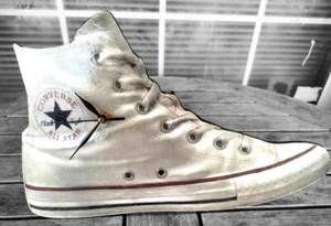 Handcrafted Life-size 3D Converse All Star Chuck Taylor Shoe Clock - Picture 1 of 15