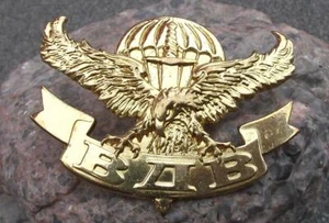 Soviet Union Russian Airborne Forces VDV Eagle Sword Parachute Motif Pin Badge - Picture 1 of 2