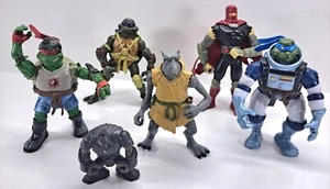 Lotto Figurine Tartarughe Ninja Adolescenti Mutanti 2003-'07 Splinter Don Paleo Raffaello  - Foto 1 di 9
