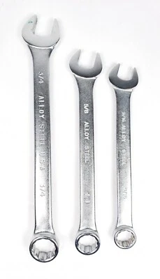 HUSKY Combination Open End Wrench 3/4 USA , 5/8, 9/16 #33024, #33020 - Lot of 3 - Image 1 of 4