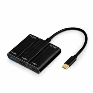 Type-C to 4K HDMI 3 Ports USB 3.0 Converter for Cell Phone/Tablet/iPad/Macbook - Picture 1 of 4