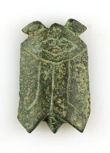 EXTREMELY RARE HAN DYNASTY BRONZE CICADA EFFIGY  - Picture 1 of 1