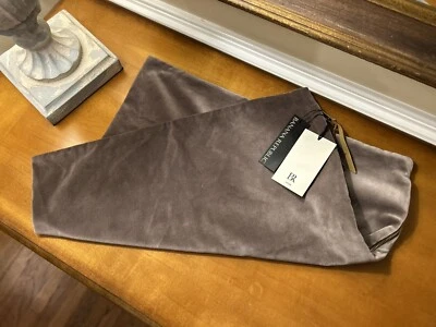 Banana Republic Home Timeless Velvet Decorative Pillow Cover 20” Truffle READ! - Image 1 of 4