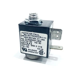 0153Z0001JEM Peter Paul Solenoid Valve - Picture 1 of 3