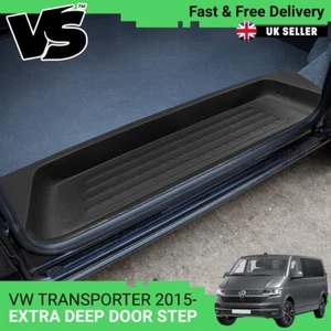 FOR VW T6 T6.1 TRANSPORTER ABS SIDE LOAD EXTRA DEEP ABS SLIDING DOOR STEP KOMBI - Picture 1 of 8