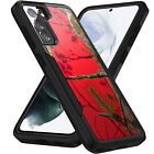 For [Samsung Galaxy S21 FE][DUAL TACTICAL][Hybrid Two Piece Case] Shock Camo