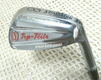 SPALDING TOP-FLITE 8 Iron Professional 36.5" RIGHT-HAND ~ Reg Flex Steel Shaft   - Image 1 of 4