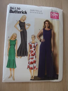 Butterick Sewing pattern for dress and Jumpsuit B6130 size 14-22 - Picture 1 of 2