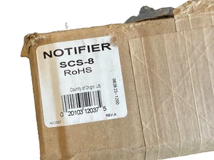 NOTIFIER SCS-8 Alarma de Incendio Estación de Control de Humo Módulo Maestro (NUEVO EN CAJA) - Imagen 1 de 2