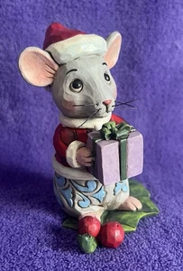 Jim Shore Mini Weihnachtsmaus Ornament Figur Enesco - Bild 1 von 8