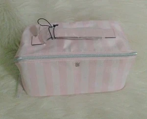 Bolso de maquillaje a rayas Victoria Secret Heritage - Imagen 1 de 4