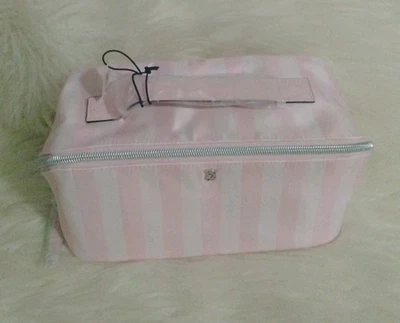 Bolso de maquillaje a rayas Victoria Secret Heritage Foto 1 de 4