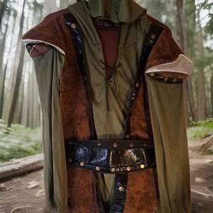 Medieval Thief Leg Avenue DELUXE ADULT ROBIN HOOD COSTUME M/L MISSING BOOT COVER - Picture 1 of 8