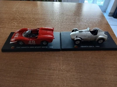 Due modellini 1/24 Hachette abarth - Immagine 1 di 4