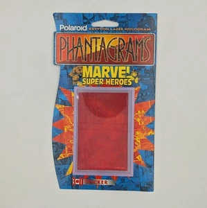 Spider-man 1995 Phantagrams Marvel Super Heroes 3D Hologram Sticker SEALED - Picture 1 of 5