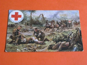 ORIGINAL HARRY PAYNE SIGNED TUCK MILITARY POSTCARD - RED CROSS, No. 8762. - Picture 1 of 2