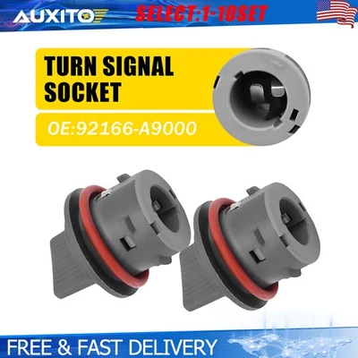 Soquete de seta frontal 92166-A9000 ajuste Kia Soul 2019-2025 esquerda e direita 2-10X - Imagem 1 de 4