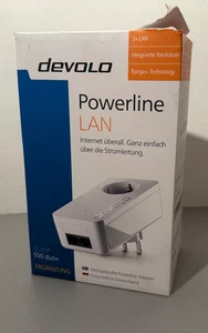 Devolo dLAN 550 duo+ Powerline – 500 Mbit/s, 2×LAN, Steckdose - Bild 1 von 10