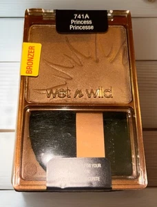 Wet n Wild ColorIcon Bronzer with Brush in PRINCESS/#741A-.14oz-New/DC - Picture 1 of 2