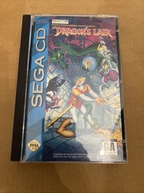 Sega CD Dragons Lair 1993 Complete with Reg Card Case Tested Working Read Descri