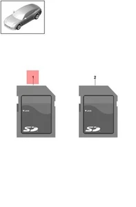 Genuine PORSCHE 911 Carrera Usb Stick With Navigation Card Data 9Y0909000AQ - Picture 1 of 1