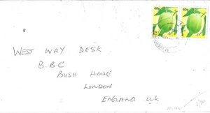 Nevis - Air Mail Cover - to London (25-1975) - Picture 1 of 1