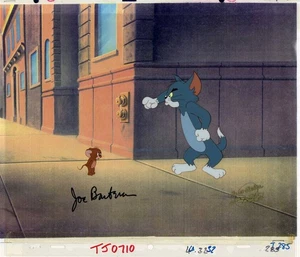 Originalproduktion Cel von Tom und Jerry aus Hanna Barbera (1980er) signiert von Jo - Bild 1 von 3
