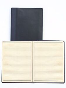 Livre manuscrit en cuir noir Raika RY120
