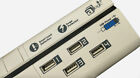 4 USB Ladeanschlüsse Verlängerungsleitung 6-Wege Steckdosenleiste UK für Smartphone weiß