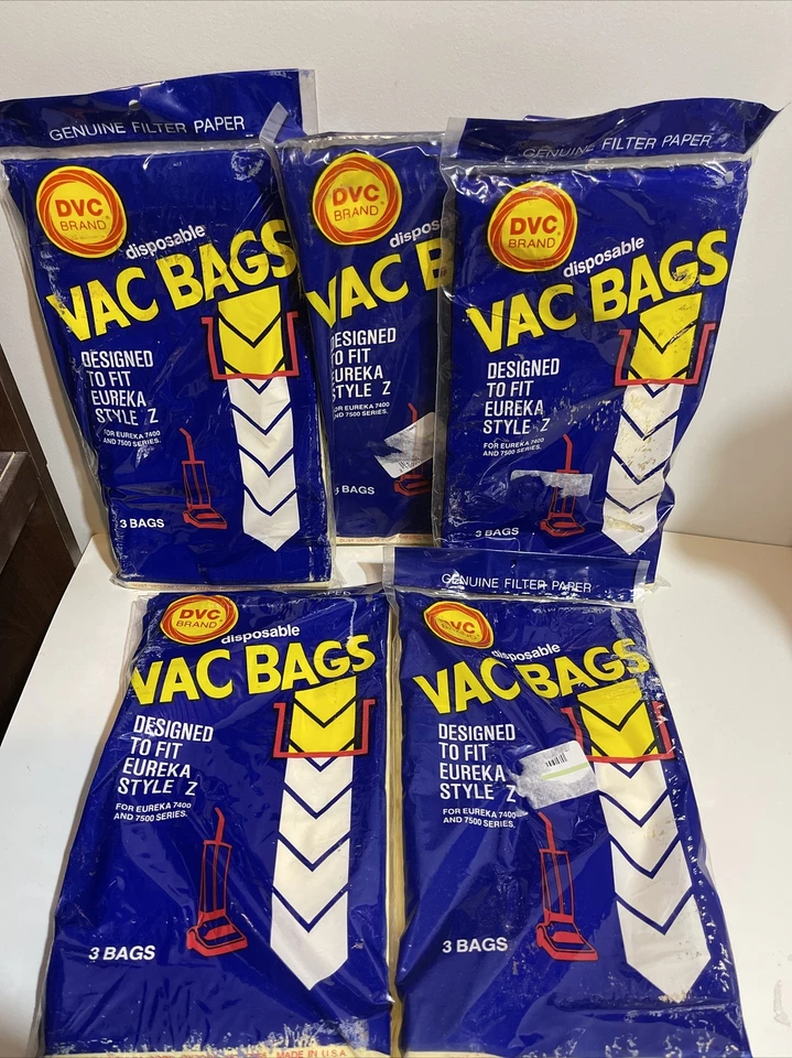 DVC Eureka Disposable Vac Bags Style Z - 7400 and 7500 series (5 Bags) - Image 1 of 1