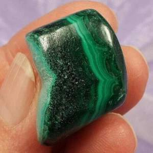 B-Klasse Chrysocolla/Malachit Tumblestone Malacolla 'Heal Rifts' 21g SN18487 - Bild 1 von 4