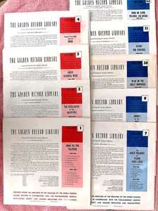 9 Golden Record Library LPs, Musical Heritage for Young America - Picture 1 of 10