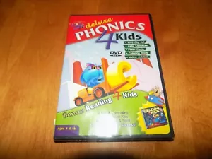 DELUXE PHONICS 4 KIDS Reading Words Kid's Educational Read Activity DVD ROM NEW - Picture 1 of 2