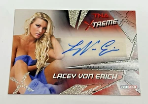2010 Tristar TNA Xtreme #X49 Lacey Von Erich Signed Autographed Card - Picture 1 of 8