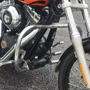 1 1/4" Engine Highway Guard Crash Bar For Harley Dyna FXD FXDF FXDB FXDL FXDWG - Picture 1 of 17