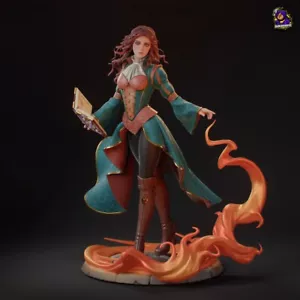 Triss - Witcher - Fan Art Figur - Resin 3D Druck 240mm - Bild 1 von 7