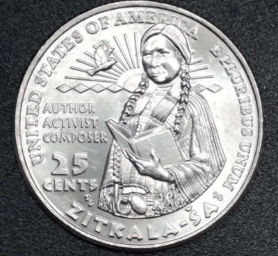 2024 P Gem BU Zitkala-Sa American Women Quarter 1 Coin - Image 1 of 3