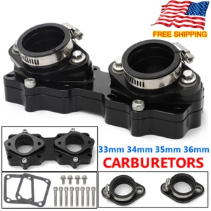 Billet Intake Manifolds Boot Kit For Yamaha Banshee 33mm 34mm 35mm 36mm Carb ATV - Bild 1 von 12