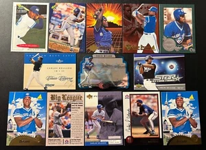 Carlos Delgado (lotto di 13 carte) con rookie e inserti Toronto Blue Jays - come nuove - Foto 1 di 5