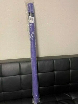 Plastic Banquet Purple Table Cover Roll 40"x 100 Ft  Disposable Tablecloths New! - Image 1 of 2