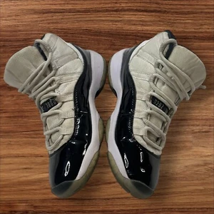 Nike Air Jordan 11 Retro Little Flex Basketball Shoes Black White size 8 - Imagen 1 de 8