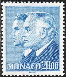 Monaco Briefmarke 1981 SC# 1294 2,30f bl ' Rainier III & Prinz Albert ' postfrisch - Bild 1 von 2