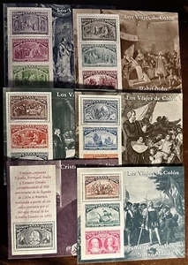 SPAIN 1992 STAMP ON STAMP 6 SHEET COLUMBUS STAMPS ON STAMPS -S19250-3 - Picture 1 of 1