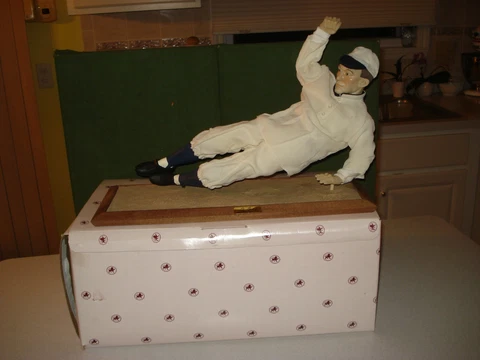 TY COBB, THE GEORGIA PEACH - ASHTON DRAKE FIGURINE/DOLL, 15 INCHES, HIGH END Cover