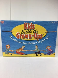 Kids Battle The Grown Ups Trivia Board Game University Games 2002 Complete - Picture 1 of 10