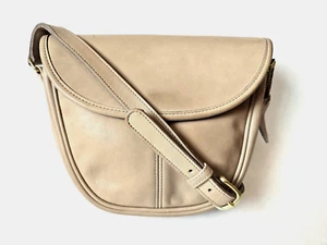 Vintage Coach kleine Paris Umhängetasche Khaki Leder 4100 - Bild 1 von 13