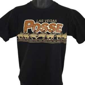 Vintage Las Vegas Posse T Shirt Mens Size Medium 90s Canadian Football League - Picture 1 of 7