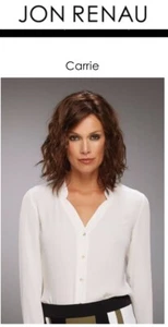 Jon Renau Human Hair Wig, Carrie In Toffee Truffle Lace Front Mono Top Average - Picture 1 of 24