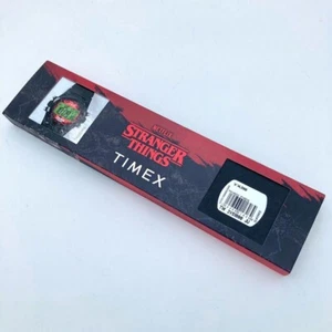 Timex Atlantis x Stranger Things Watch Limited Resin Strap Black TW2V51000 Boxed - Picture 1 of 8
