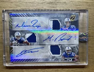 2022 Zenith Team Summit Matt Ryan, Michael Pittman Jr, Jonathan Taylor Auto#/25 - Picture 1 of 7